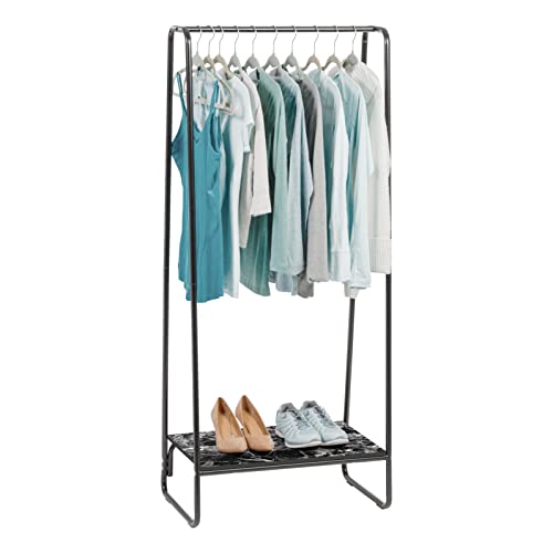 IRIS USA Clothing Rack with 3 Shelves