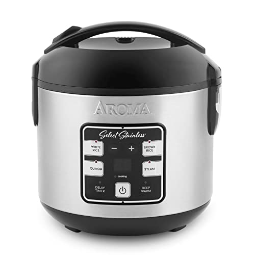 Aroma Housewares Stainless Digital Rice & Grain Multicooker