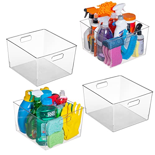 ClearSpace XL Plastic Storage Bins - 4 Pack
