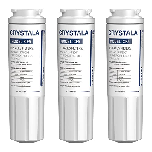 Crystala Filters UKF8001 Compatible with Everydrop Filter 4