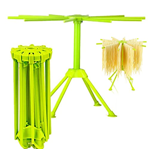 iPstyle Spaghetti Drying Rack Noodle Stand Green