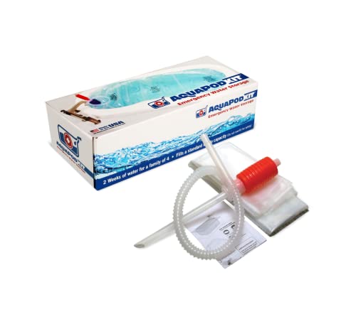 AquaPod Kit 2.0 - Bathtub Bladder for Emergency Water Storage
