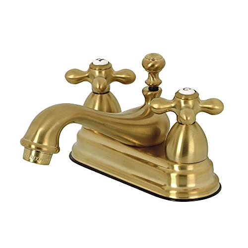 Kingston Brass Bathroom Faucet, Brushed Brass - Stylish and Functional