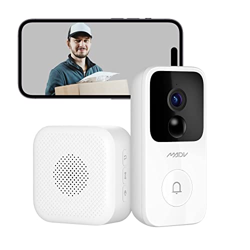 MADV Security Doorbell Camera with Chime