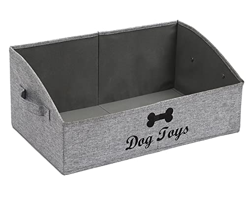 Morezi Dog Toy Basket and Toy Box - Perfect for Organizing Pet Toys, Blankets, and More!