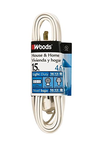 Woods 603W CUBE TAP, 15 Ft Extension Cord