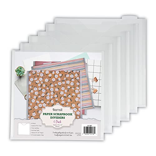 Scrapbook Paper Storage Organizer - 6 Count