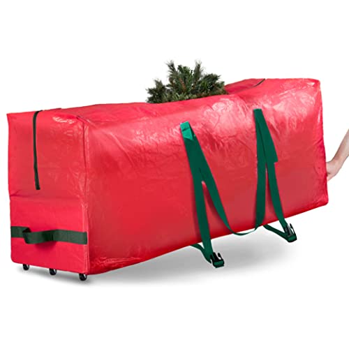 Zober Rolling Large Christmas Tree Storage Bag