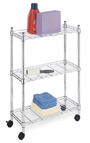 Whitmor Supreme Laundry Cart - Chrome