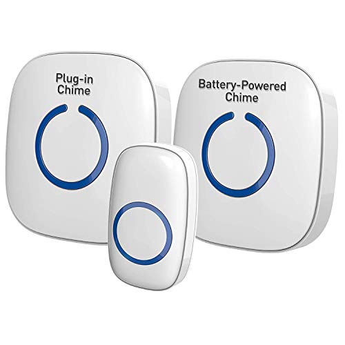 SadoTech Wireless Doorbell Kit - Long Range Operation and Multiple Chimes