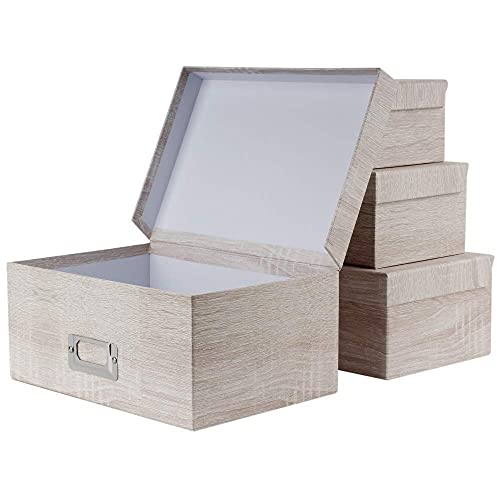 Decorative Storage Boxes with Lids Set