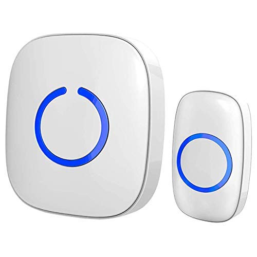 Wireless Doorbell Kit - Adjustable Volume, 52 Chimes, 1000Ft Range