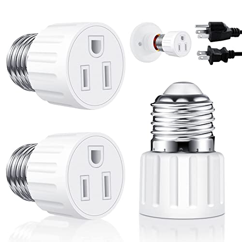 3 Prong Light Socket to Plug Adapter