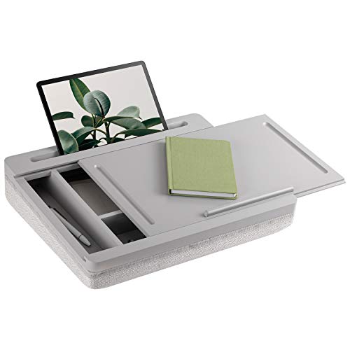 Rossie Home Storage Lap Desk - Calming Gray