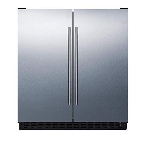 Side-by-Side Compact Refrigerator and Freezer