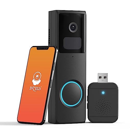 Dzees Wireless Doorbell Camera with Chime