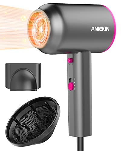 ANIEKIN Professional Ionic Hair Dryer with Diffuser
