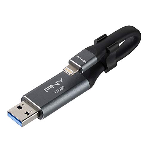 PNY 128GB DUO LINK iOS USB 3.0 OTG Flash Drive