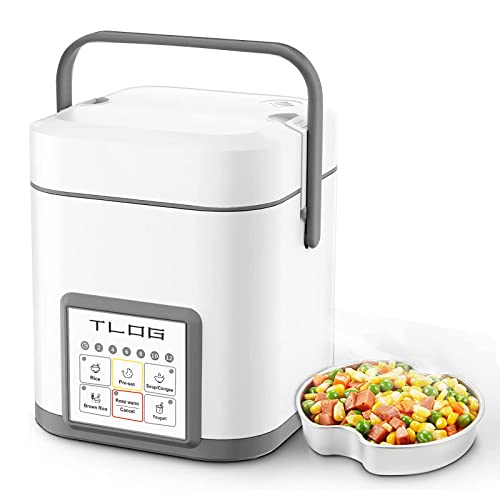 TLOG Mini Rice Cooker - Compact and Portable for Small Families
