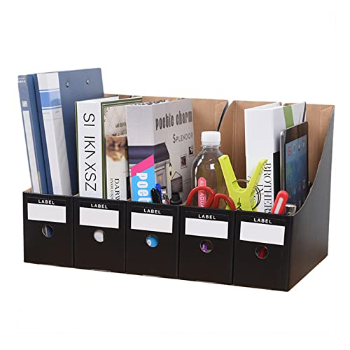 Sturdy Cardboard Magazine File Holder Storage Box