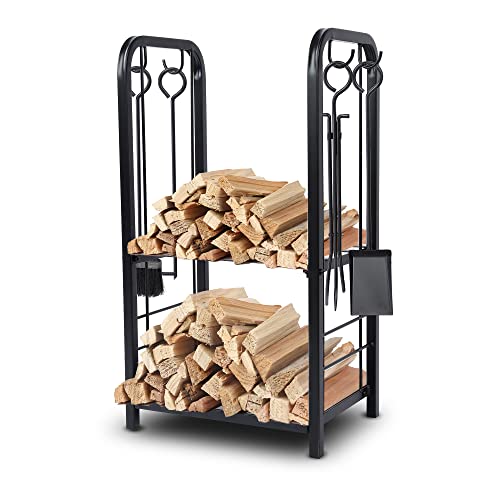Firewood Storage Rack - Heavy Duty Wood Stackers Organizer