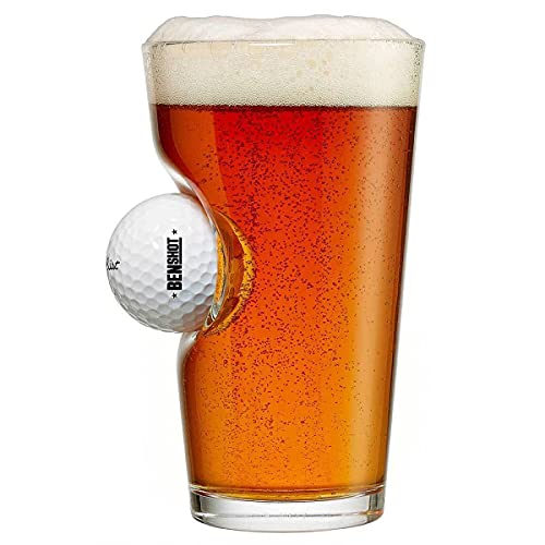 BenShot Golf Ball Pint Glass