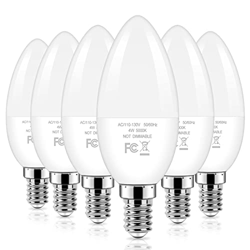 Brightever LED Candelabra Bulbs - Pack of 6