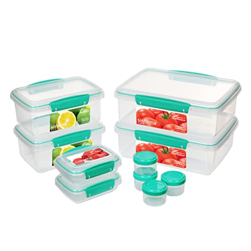 Sistema 10 Piece Food Storage Containers