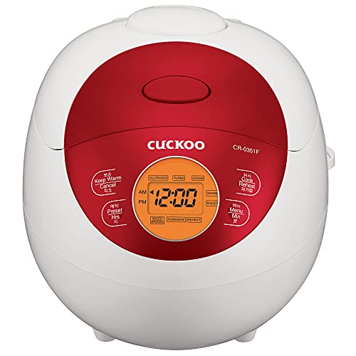 Cuckoo CR-0351F Electric Rice Cooker (Red)