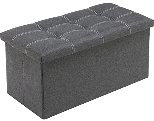 30 inch Storage Bench with Padded Seat