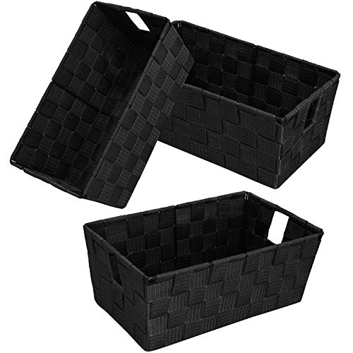 Homyfort Shelf Storage Tote Baskets - 3 Pack