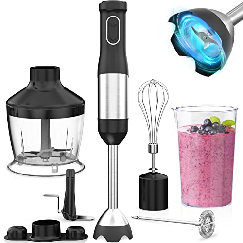 LINKChef Immersion Blender 800W 8 Speed Scratch Resistance Immersion Blender