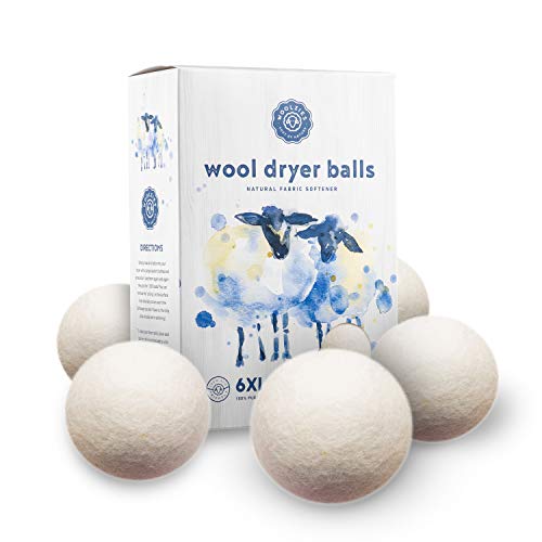 Woolzies Organic Wool Dryer Balls - Natural Fabric Softener