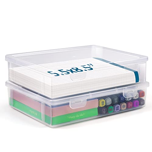 Storage Boxes - A5 Paper Storage Bin, 2 Pack