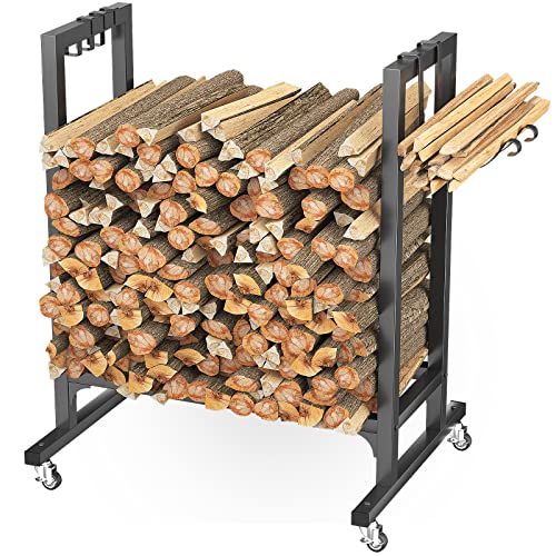 Unikito Firewood Rack Holder - Durable, Convenient, and Versatile