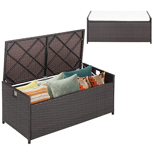 Versatile and Stylish Patio Storage Bench Deck Box