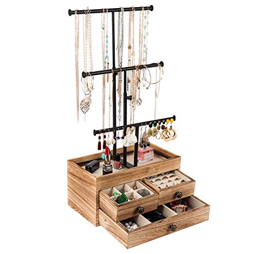 3 Tier Metal Jewelry Holder Stand