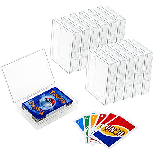 Clear Plastic Card Deck Storage Boxes