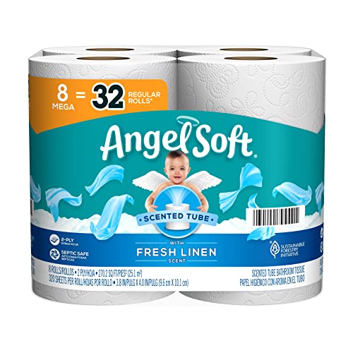 Angel Soft® Toilet Paper with Fresh Linen Scent