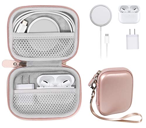 Airpods Travel Case with Mesh Pouches and Charger Storage