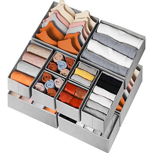 12-Pack Drawer Organizer for Clothing
