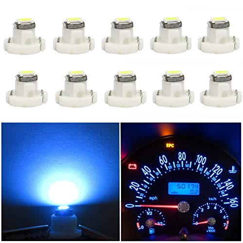 WLJH Ice Blue T4.2 Neo Wedge Led Instrument Cluster Bulb