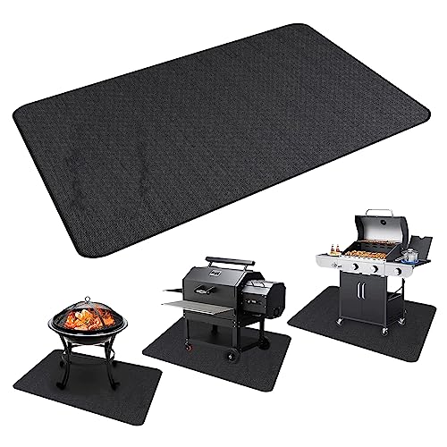 WOLVETRAD Under Grill Mat for Outdoor Grill