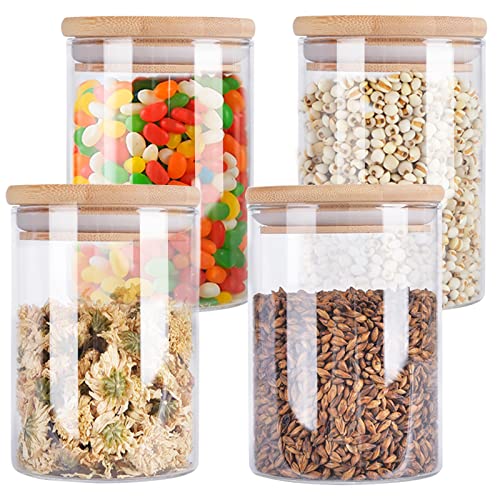 Glass Food Storage Jars with Airtight Lid