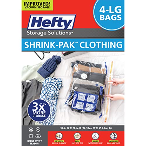 Hefty Shrink-Pak Vacuum Storage Bags