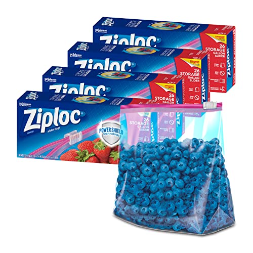 Ziploc Gallon Food Storage Slider Bags