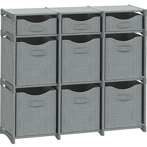 9 Cube Closet Organizers And Storage with Bins