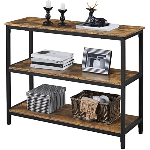 Yaheetech Industrial Console Table with Storage