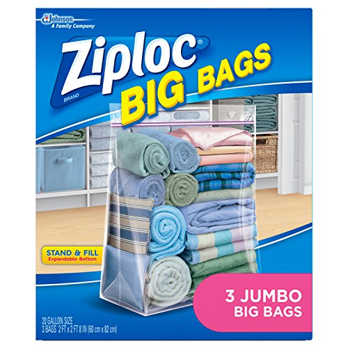 Ziploc Big Bags for Closet Organization