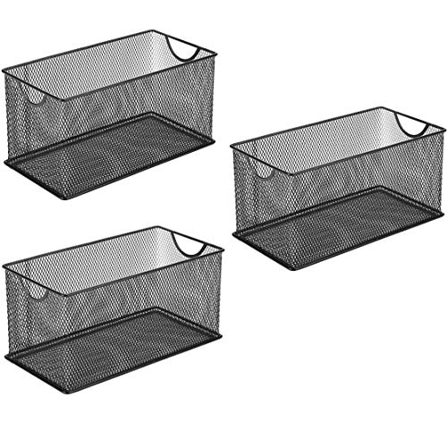 Set of 3 Wire Mesh Storage Baskets